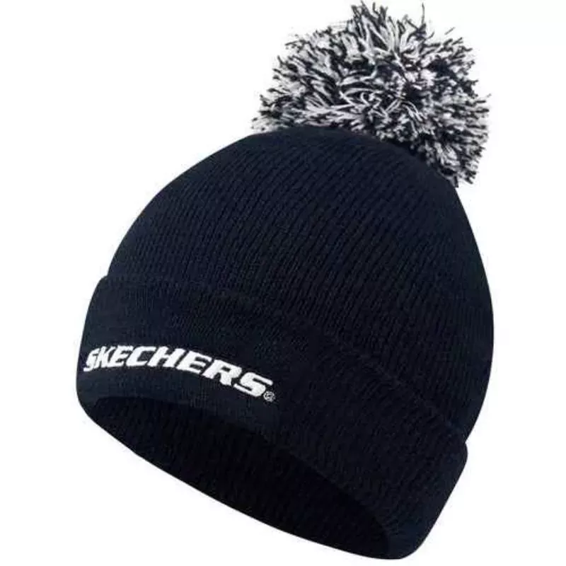 skechers-logo-pom-pom-beanie Skechers Logo Pom Pom Beanie