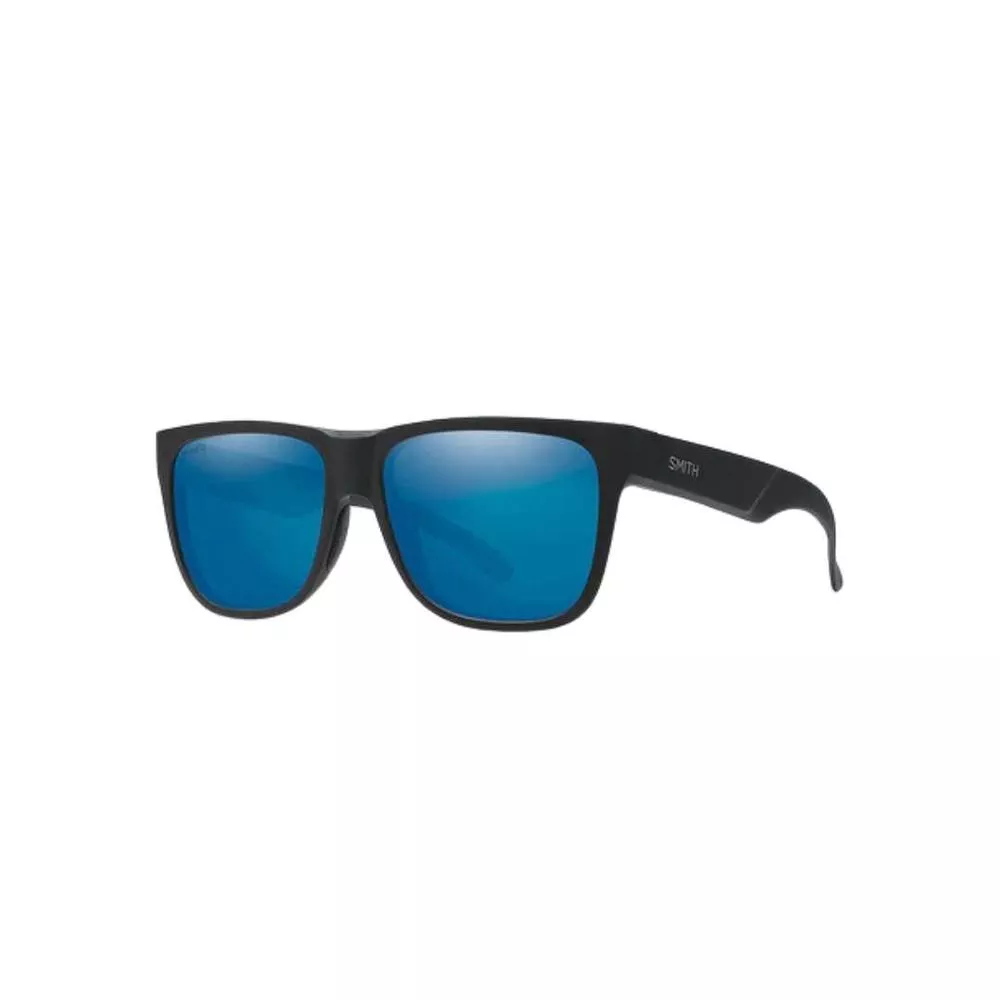 Smith Lowdown 2 Sunglasses - Matte Black/ChromaPop Polarized Blue Mirror
