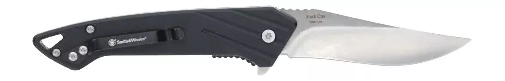 Smith & Wesson Black Ops 3.0 Recurve Clip Folding Knife
