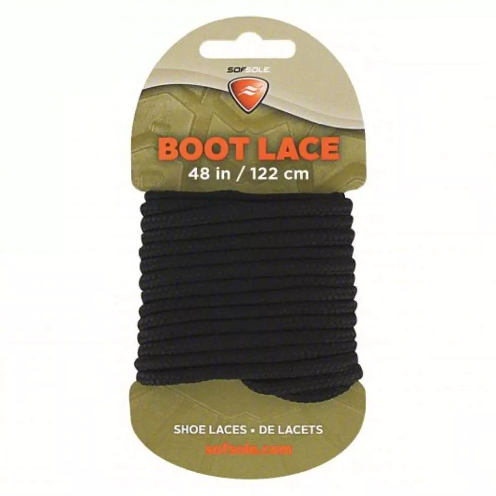 sof-sole-black-boot-laces-48 Sof Sole Black Boot Laces - 48"