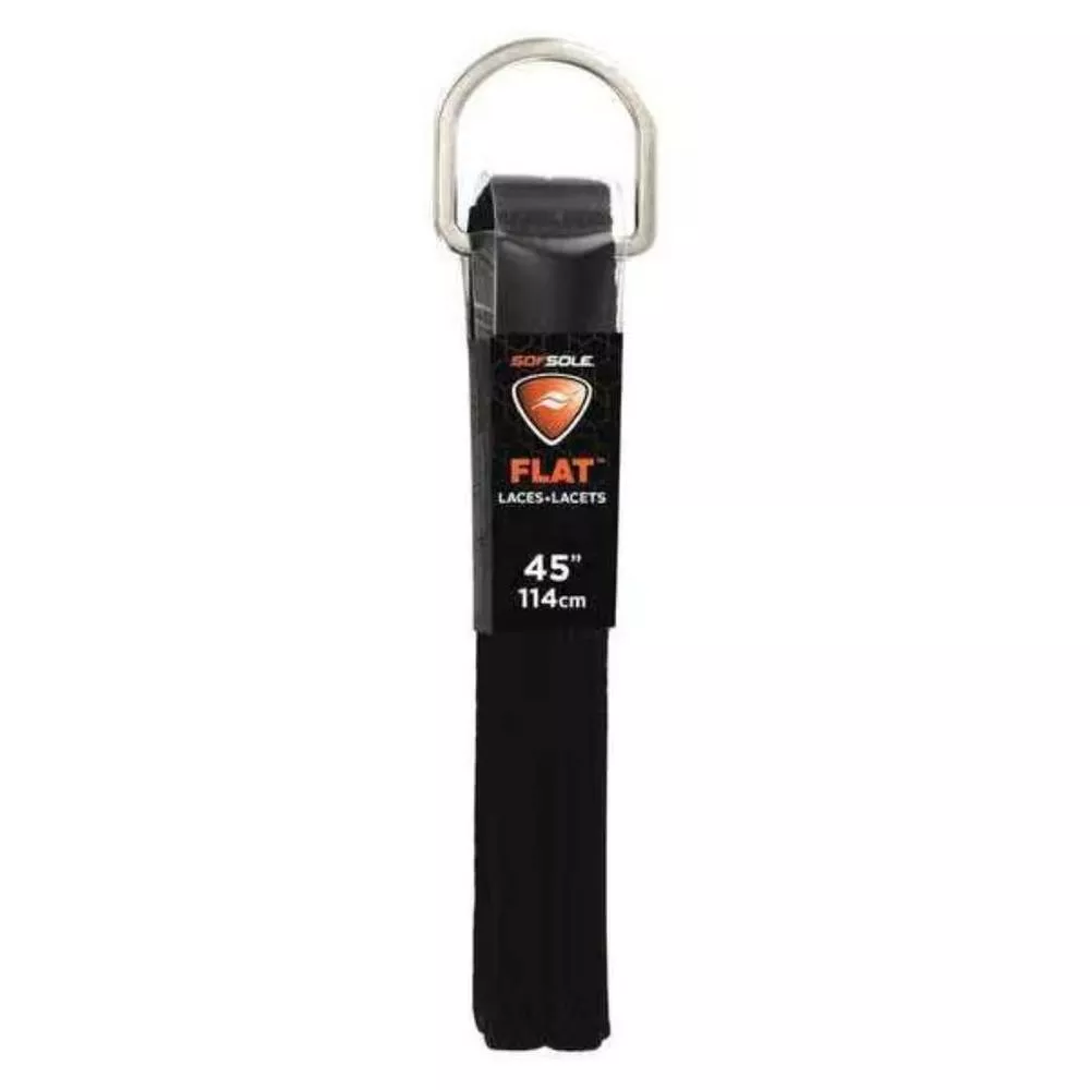 sof-sole-dring-black-flat-shoe-laces-45 Sof Sole Dring Black Flat Shoe Laces - 45"