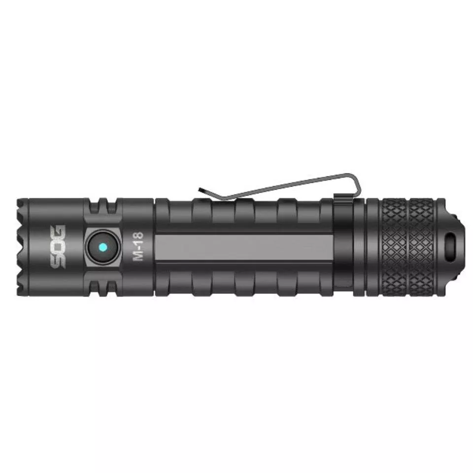 SOG M-18 Black Aluminum Flashlight