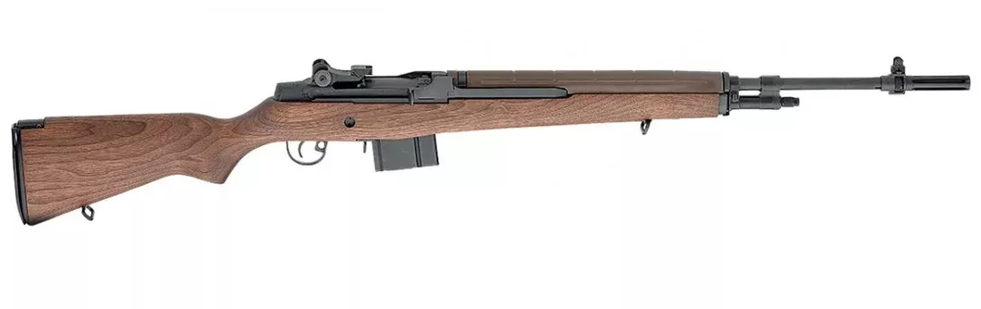 springfield-armory-m1a-standard-308-win-blue-black-walnut-stock-rifle Springfield Armory M1A Standard .308 Win Blue/Black Walnut Stock Rifle