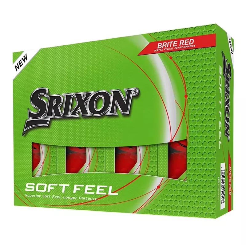 Srixon Soft Feel Golf Balls – Brite Red