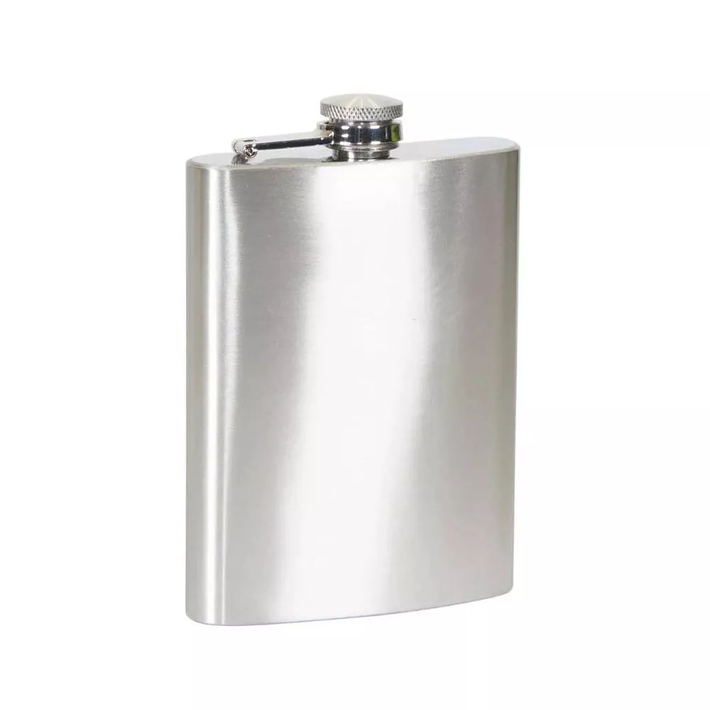 Stansport Stainless Steel Flask Clamshell 8 oz