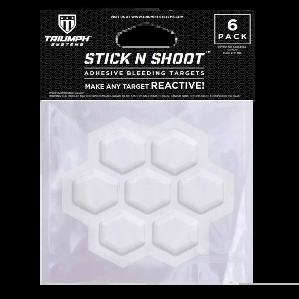 stick-n-shoot-adhesive-reactive-targets-6pk Stick N Shoot Adhesive Reactive Targets - 6PK