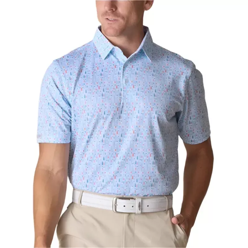 straight-down-lucky-lager-golf-polo Straight Down Lucky Lager Golf Polo