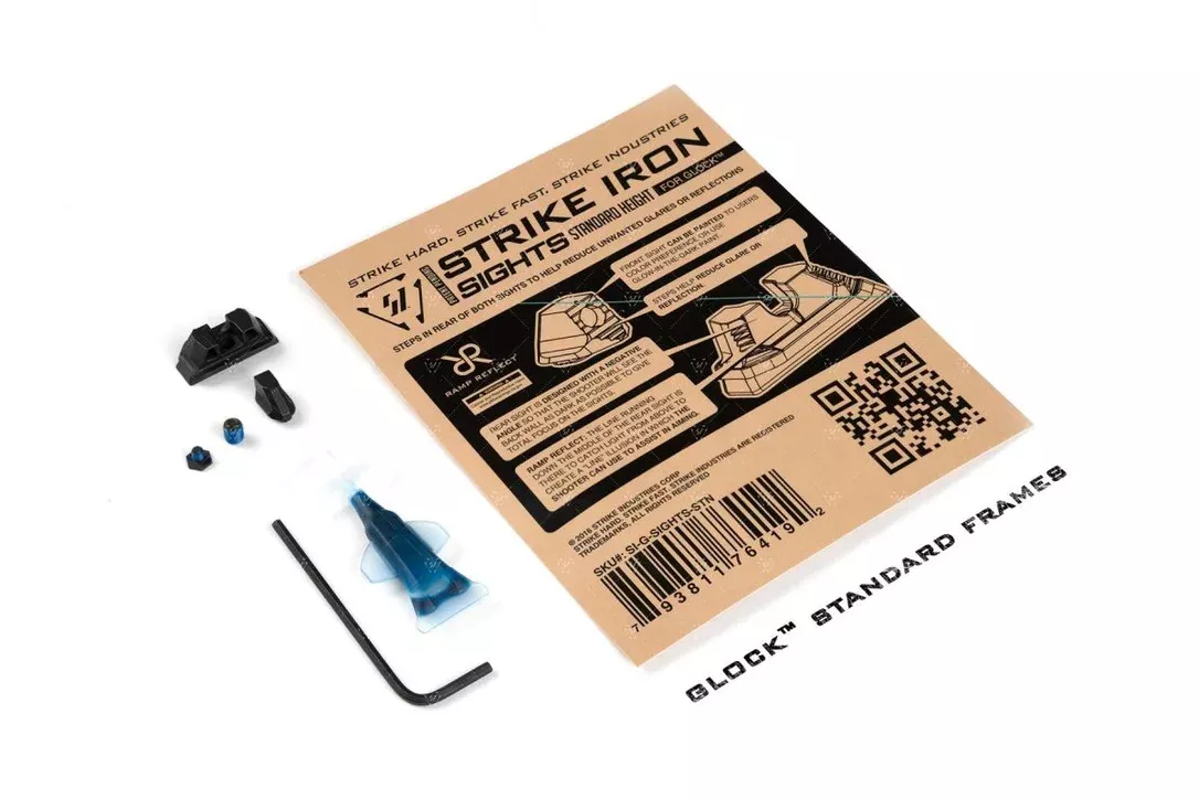 Strike Industries Strike Iron Sight Set for Glock Standard-Exc.