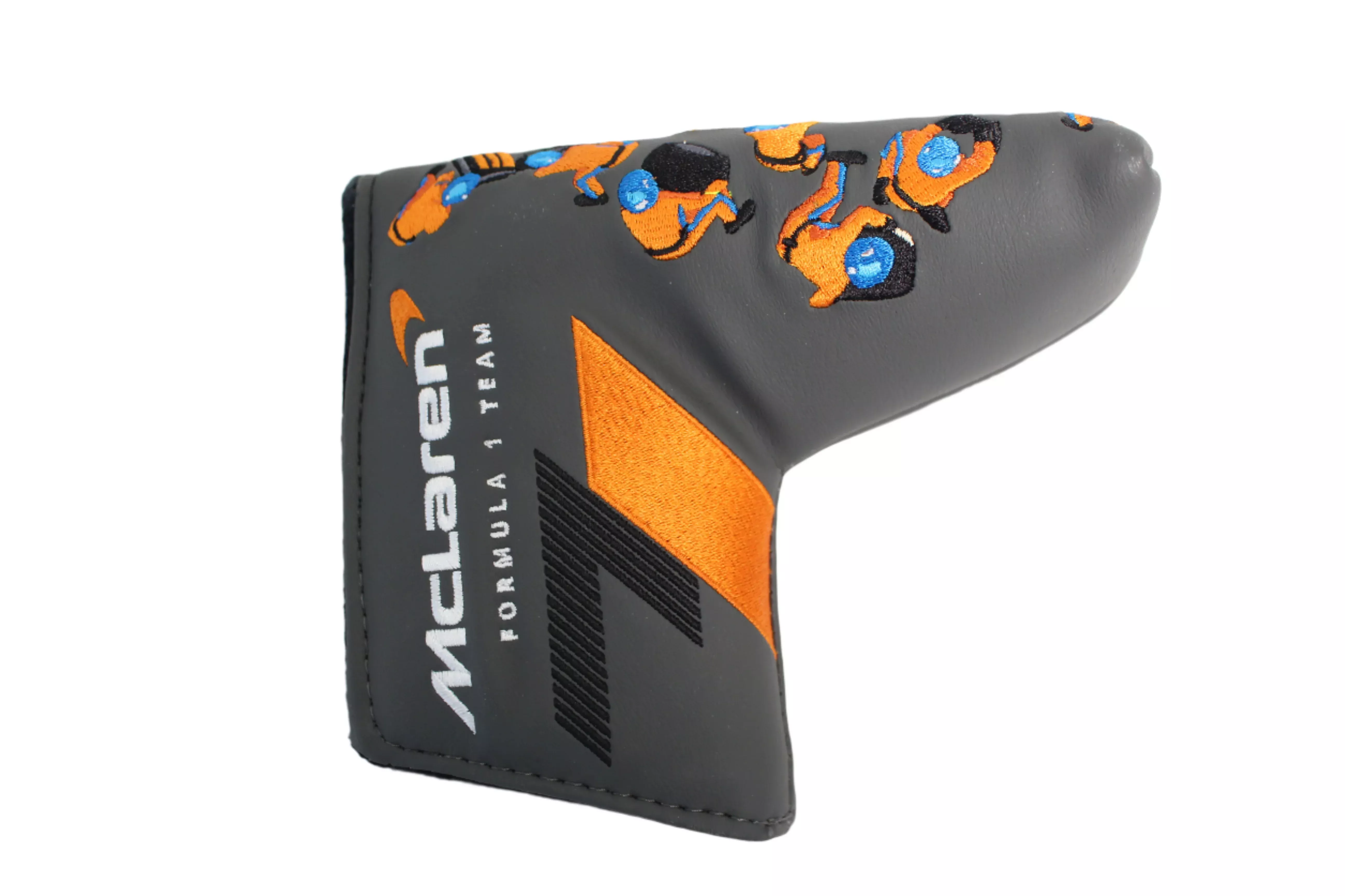 swag-golf-mclaren-formula-1-team-opened-blade-putter-headcover Swag Golf - McLaren Formula 1 Team *opened* Blade Putter Headcover