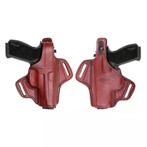 tagua-gunleather-thumb-break-belt-holster-brown Tagua Gunleather Thumb Break Belt Holster Brown