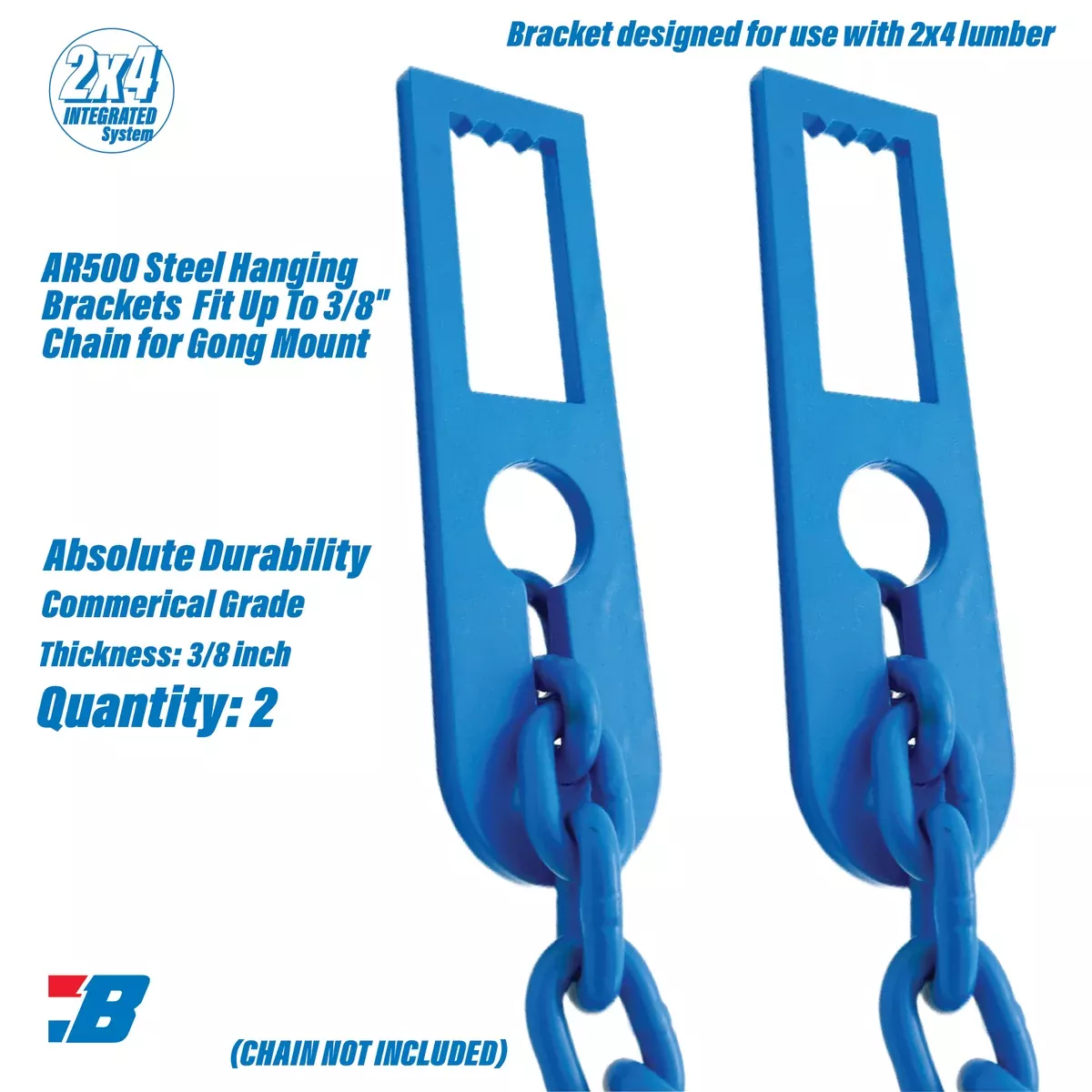 target-stand-chain-hangar-bracket-2-x4 Target Stand Chain Hangar Bracket 2"x4"