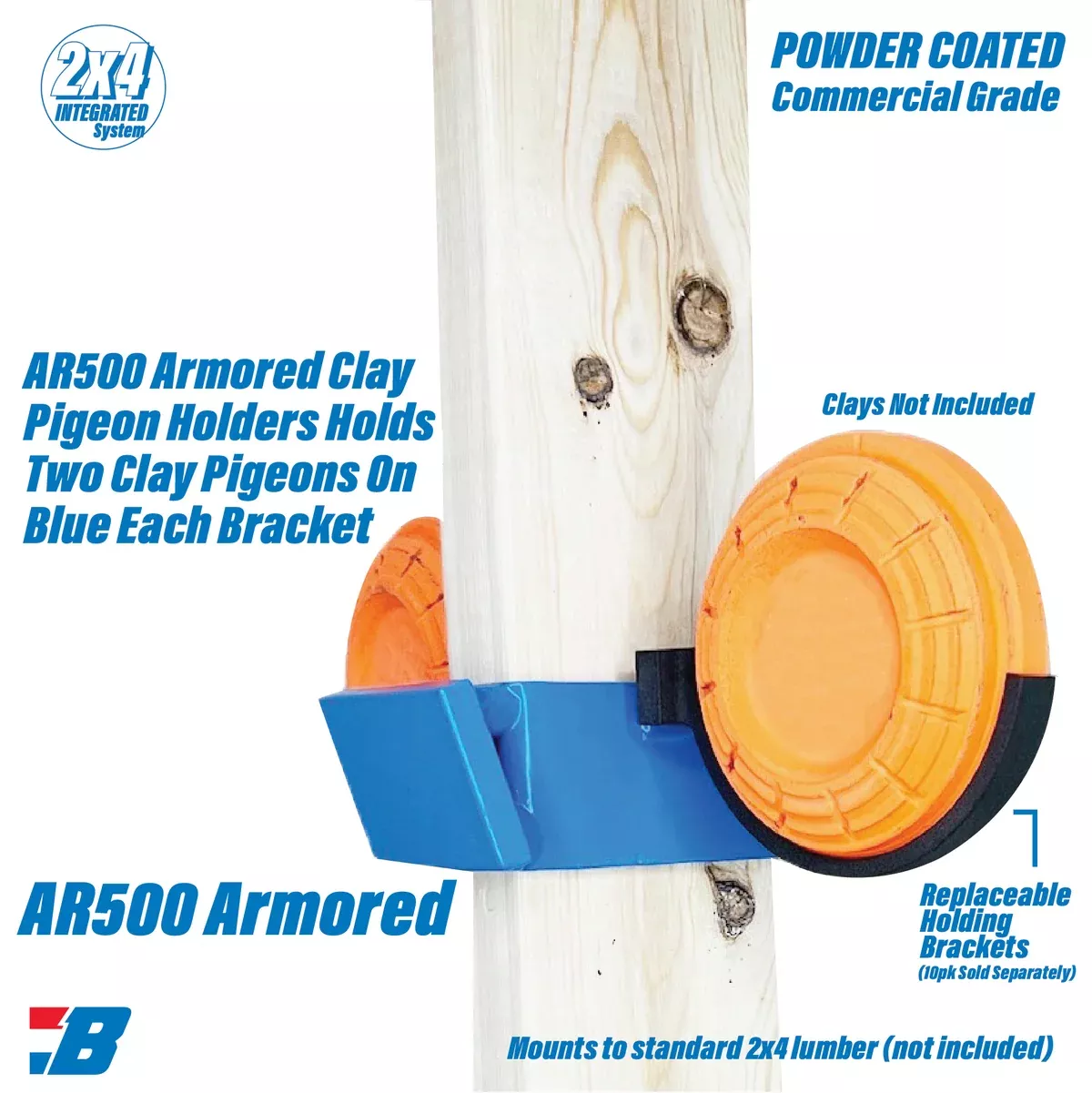 Target Stand Clay Holder 2"x4"