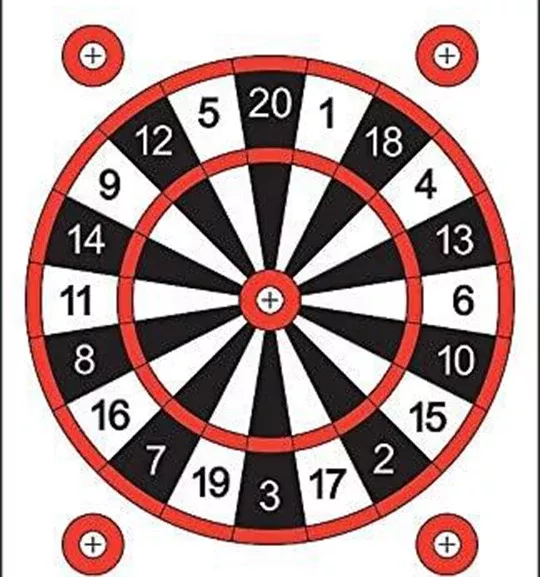 targets-dart-board-style-15-25-pack Targets Dart Board Style 15 (25 Pack)