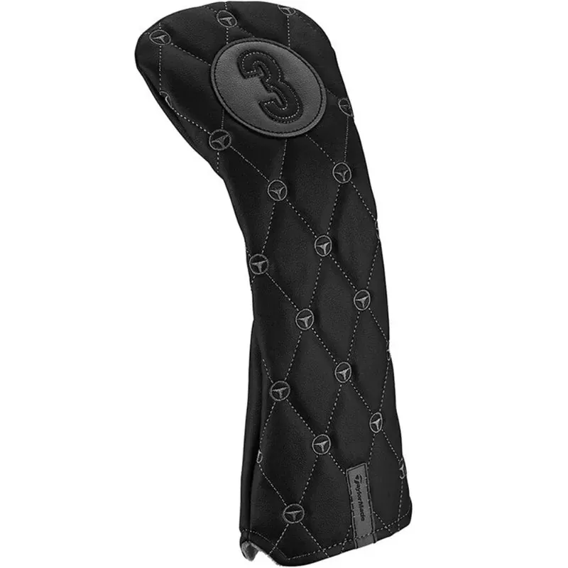 taylormade-patterned-fairway-3-headcover-black TaylorMade Patterned Fairway 3 Headcover – Black
