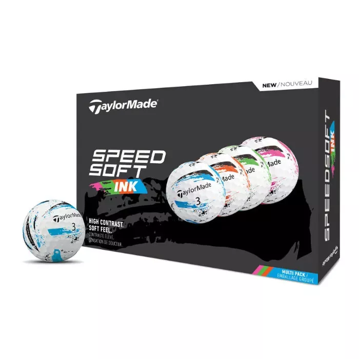 taylormade-speedsoft-ink-multipack-golf-balls TaylorMade SpeedSoft Ink Multipack Golf Balls