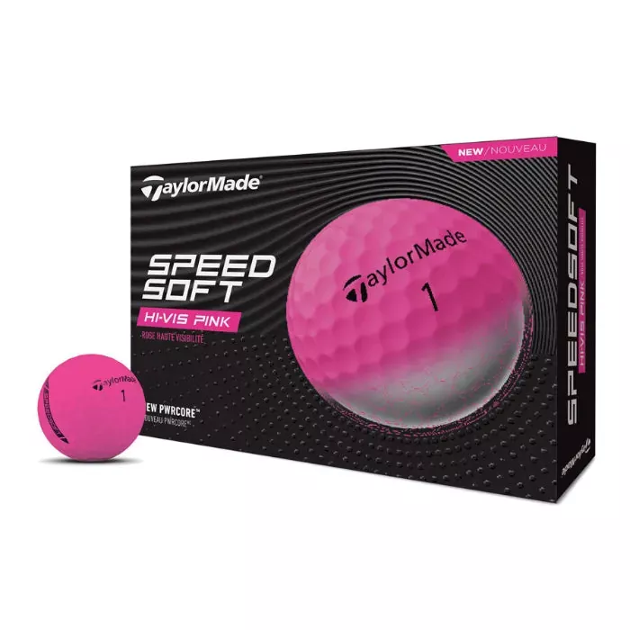taylormade-speedsoft-pink-golf-balls TaylorMade Speedsoft Pink Golf Balls