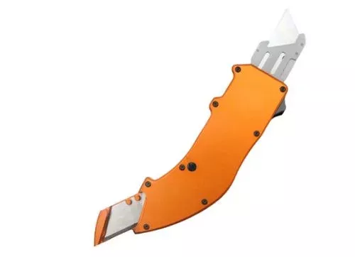 Templar Knife Squire Utility OTF Razor Plain Orange Anodized
