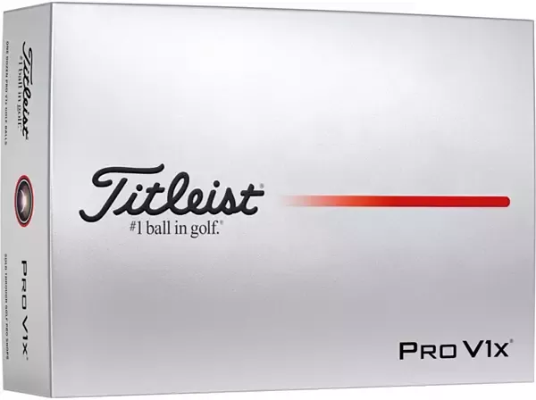 titleist-2025-pro-v1x-dozen-white-golf-balls Titleist 2025 Pro V1x Dozen White Golf Balls
