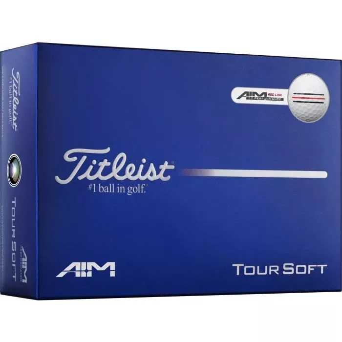 Titleist 2026 Tour Soft AIM Performance Red Golf Balls