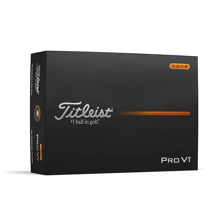 Titleist Pro V1 Golf Balls – High Numbers
