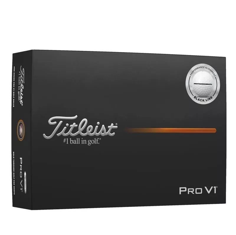 titleist-pro-v1-performance-alignment-golf-balls-black Titleist Pro V1 Performance Alignment Golf Balls – Black