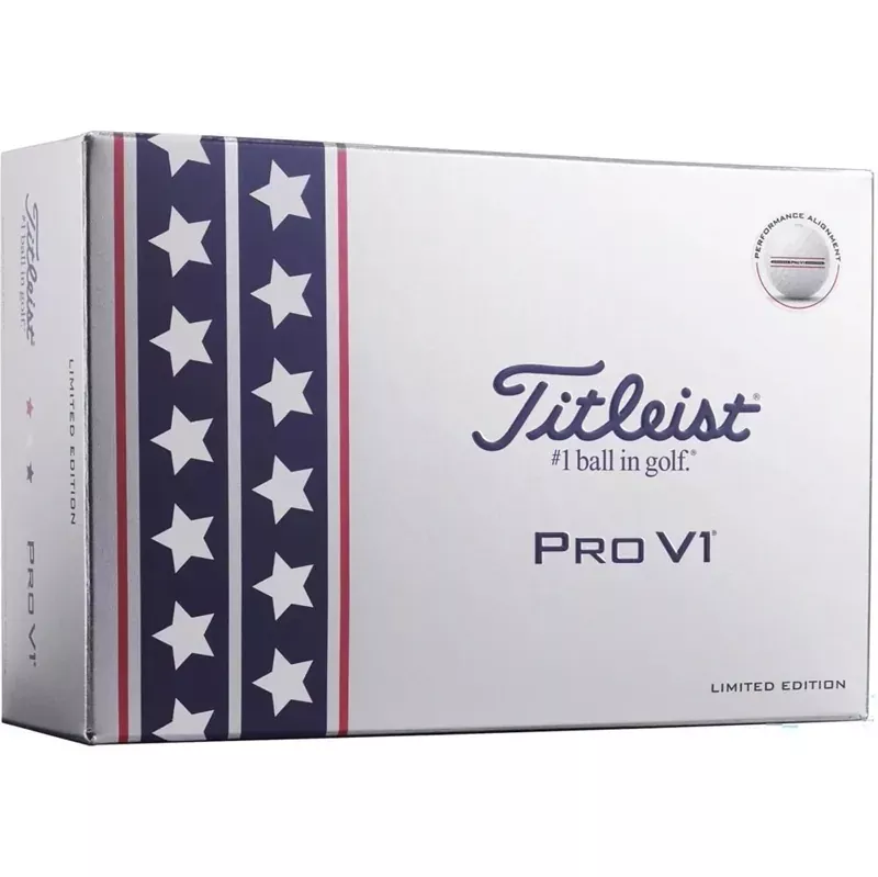 Titleist Pro V1 Performance Alignment USA Golf Balls – 6 Pack