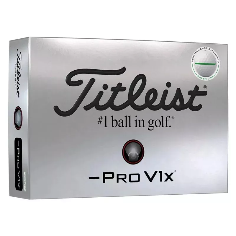 titleist-pro-v1x-left-dash-performance-alignment-golf-balls-green-prior-generati Titleist Pro V1x Left Dash Performance Alignment Golf Balls – Green – Prior Generation
