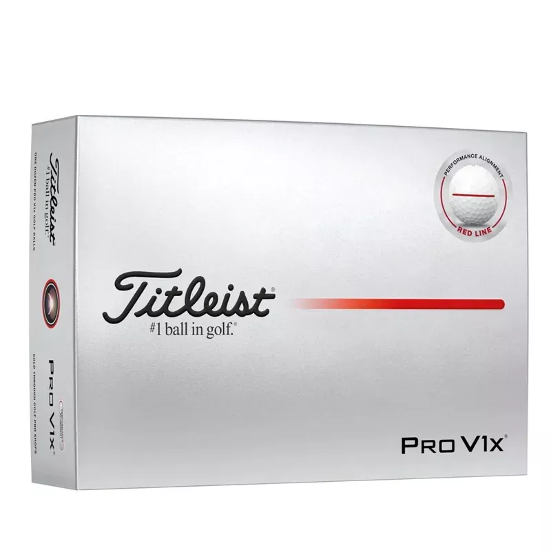 titleist-pro-v1x-performance-alignment-golf-balls-red Titleist Pro V1x Performance Alignment Golf Balls – Red