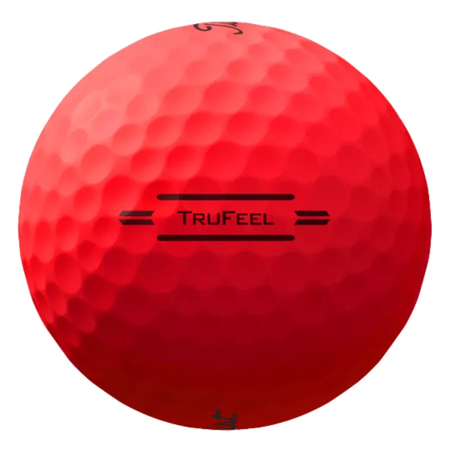 titleist-trufeel-matte-red-1-dozen Titleist TruFeel Matte Red – 1 Dozen