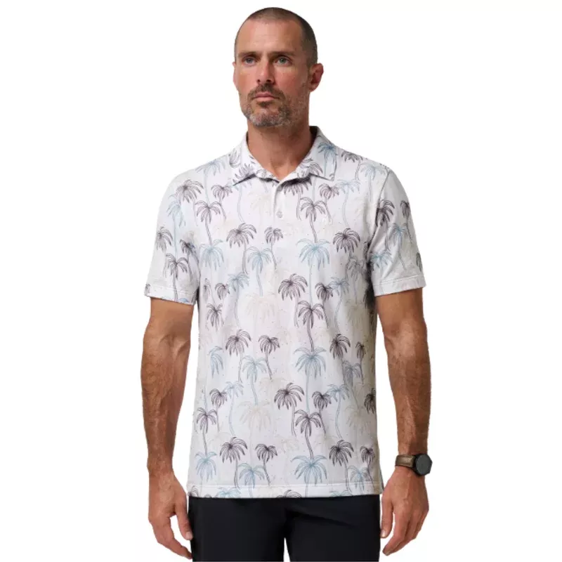 TravisMathew Featherweight Palms Golf Polo