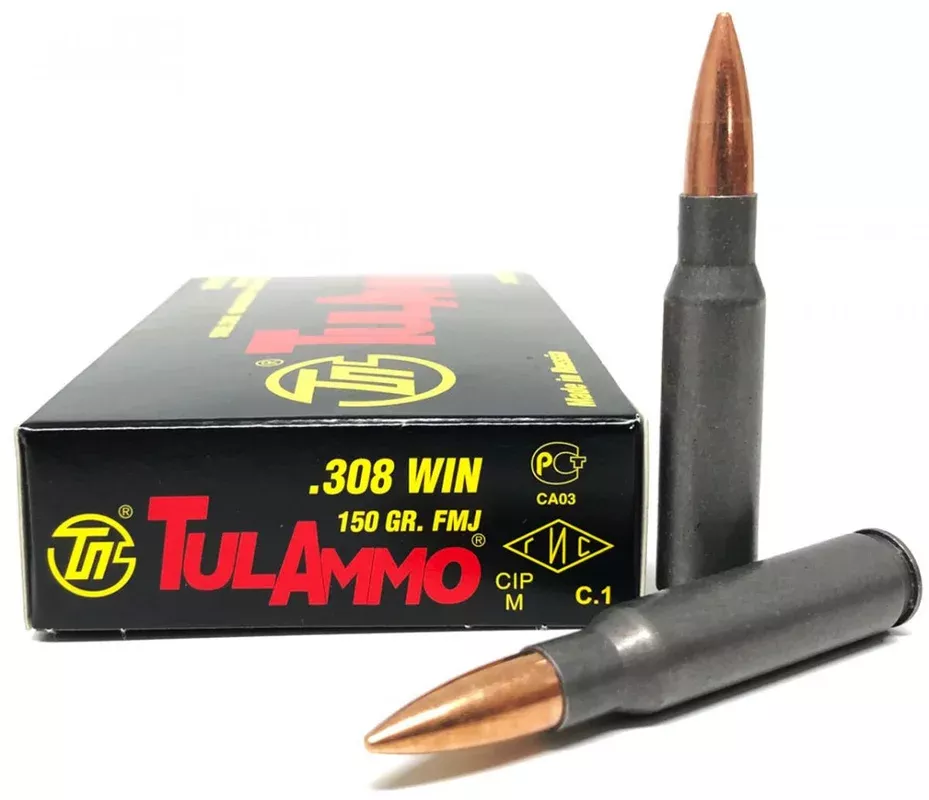TulAmmo 8.6x43mm Blackout Full Metal Jacket