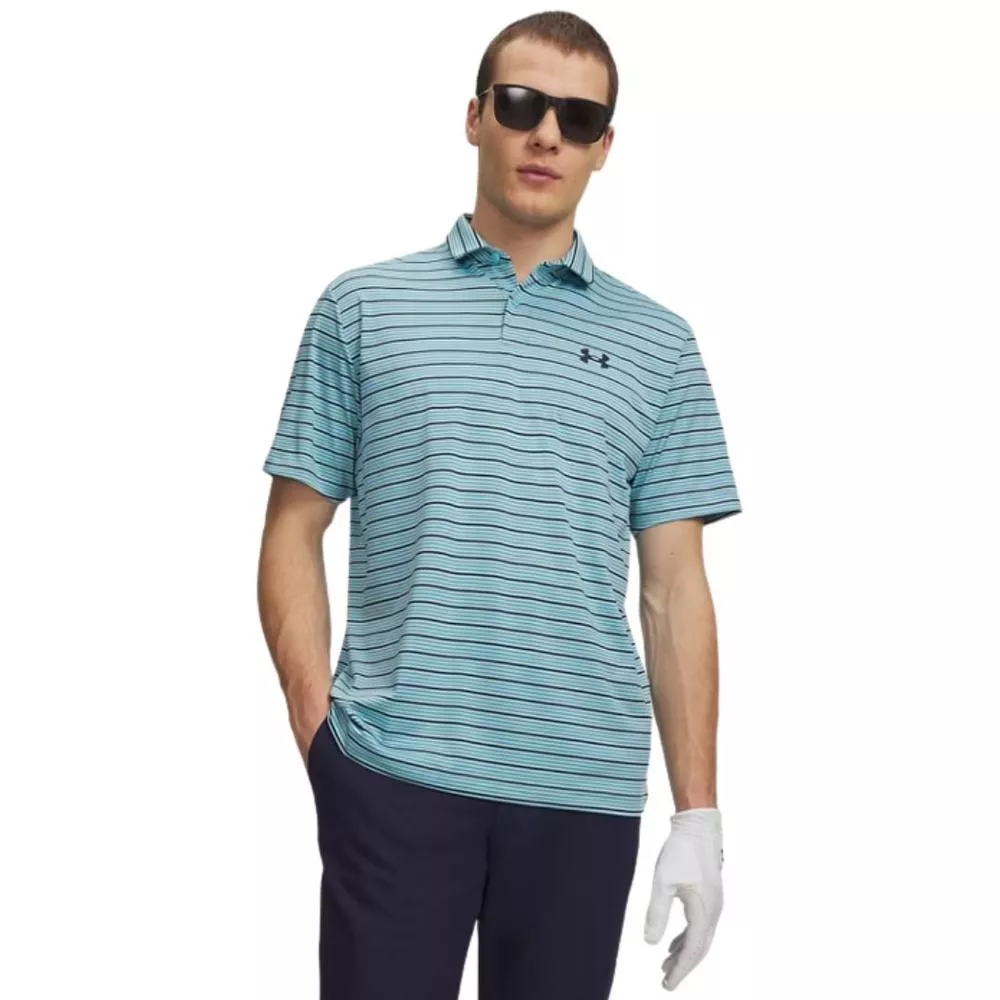 under-armour-men-s-ua-matchplay-stripe-polo Under Armour Men's UA Matchplay Stripe Polo