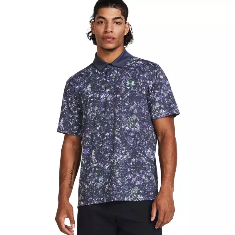 Under Armour Tee To Green Printed Golf Polo