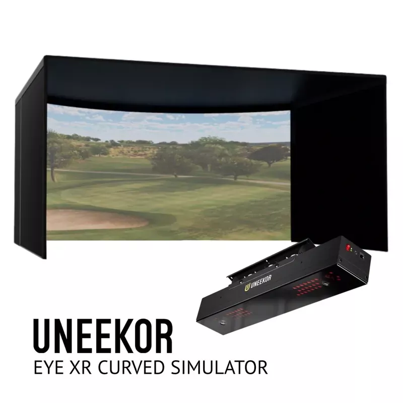 uneekor-eye-xr-curved-golf-simulator-package Uneekor Eye XR Curved Golf Simulator Package