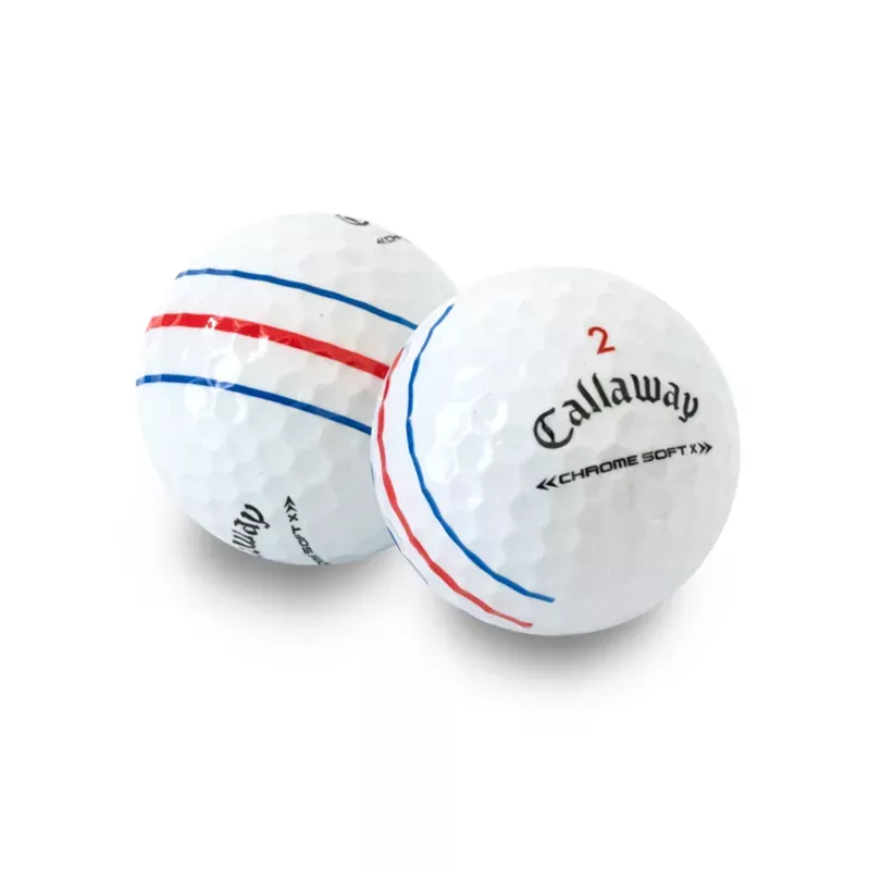 Used Callaway Chrome Soft X Triple Track Golf Balls – 1 Dozen