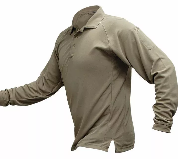 vertx-coldblack-men-s-long-sleeve-polo-tan-large Vertx Coldblack Men’s Long Sleeve Polo Tan Large