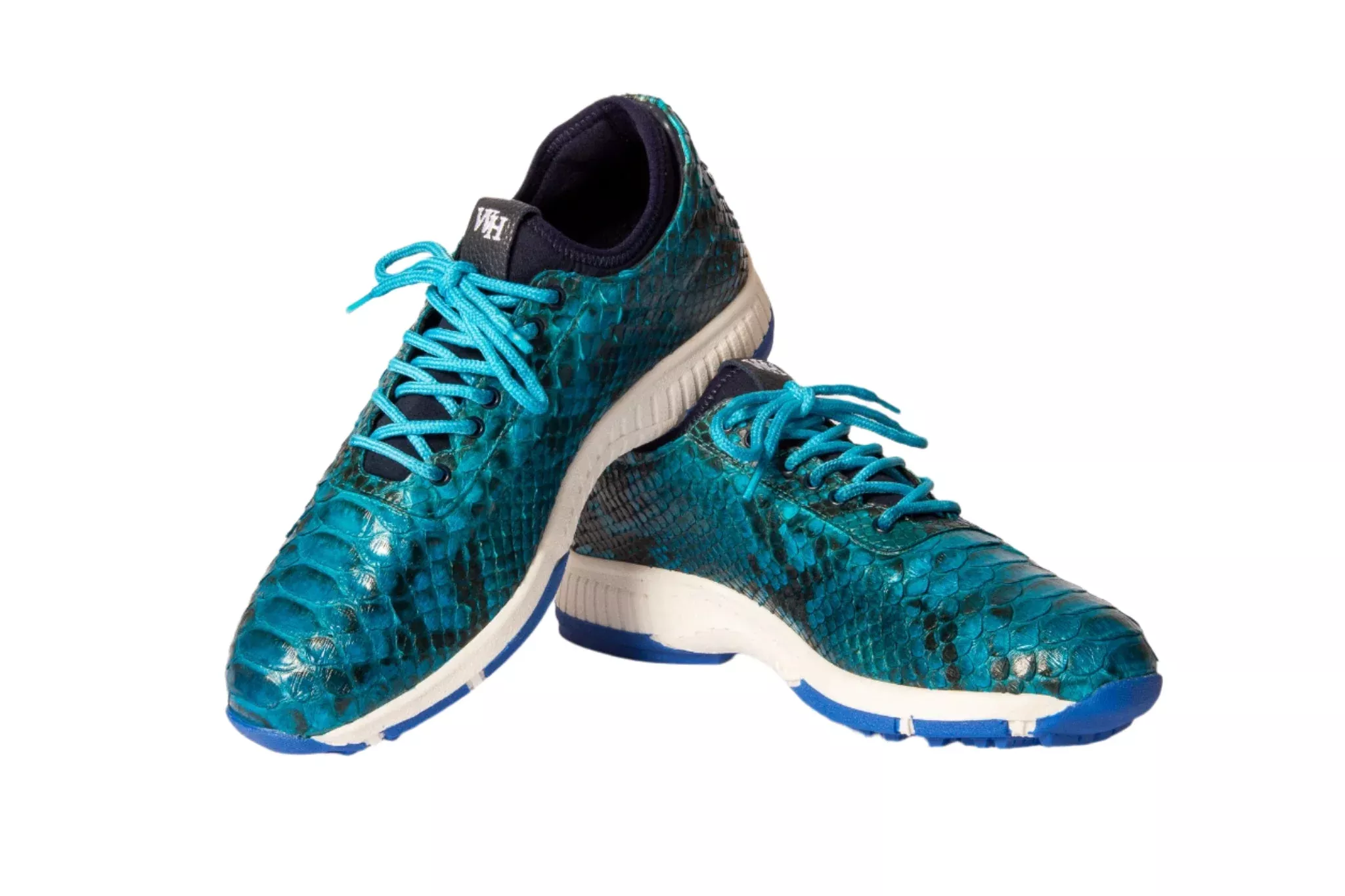 w-h-viper-python-men-s-golf-shoes-in-teal W&H Viper - Python Men's Golf Shoes in Teal