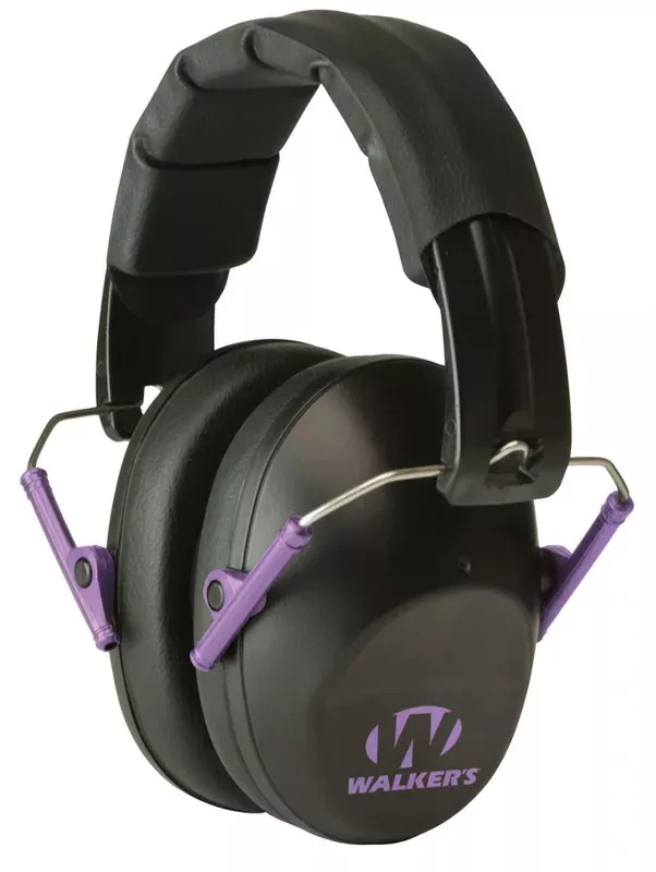 walker-s-pro-low-profile-folding-over-head-muff-black-with-purple-accent Walker’s Pro Low Profile Folding Over-the-Head Muff Black with Purple Accent