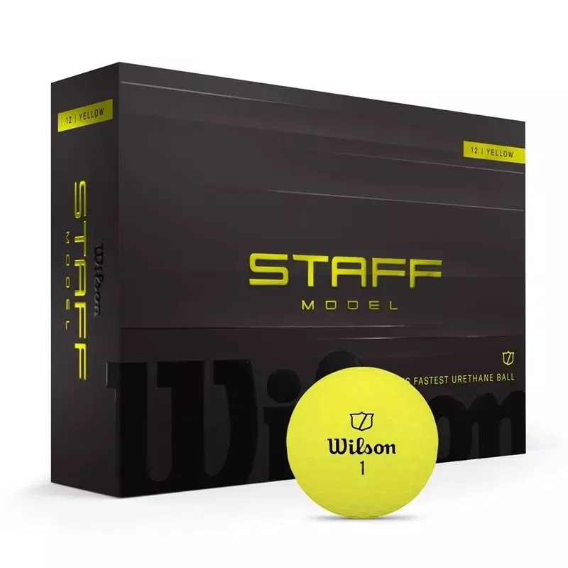 wilson-staff-model-golf-balls-yellow Wilson Staff Model Golf Balls – Yellow