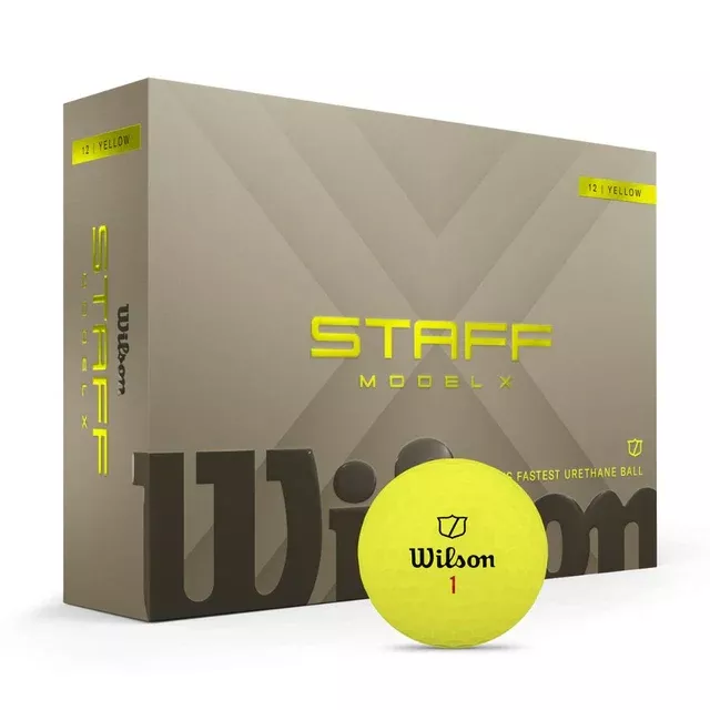 Wilson Staff Model X Yellow Golf Balls