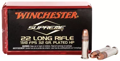Winchester Supreme .22 LR Hollow Point