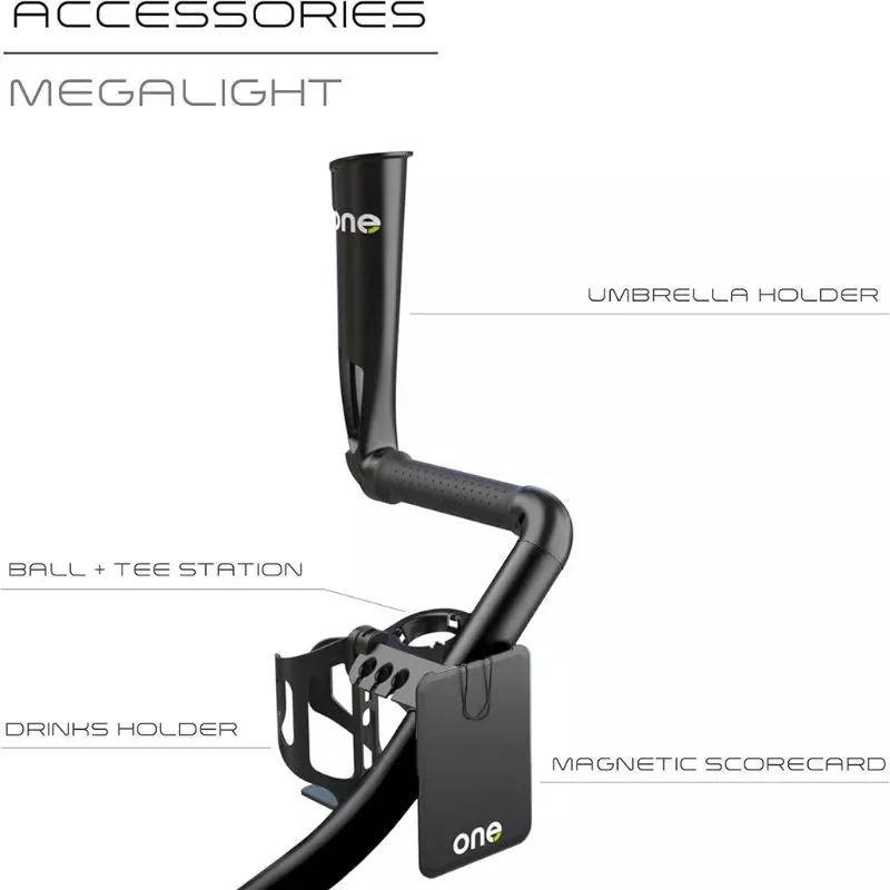 Wishbone One Megalite 3-Wheel 360 Push Cart – Accessory Pack