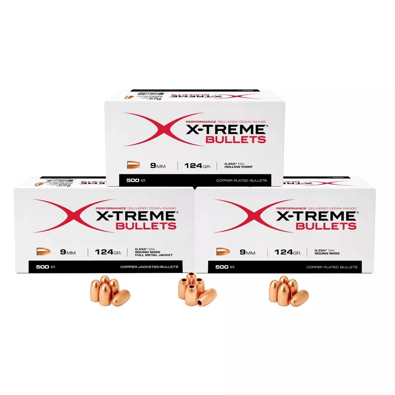 X-Treme 9mm 124 gr Sampler