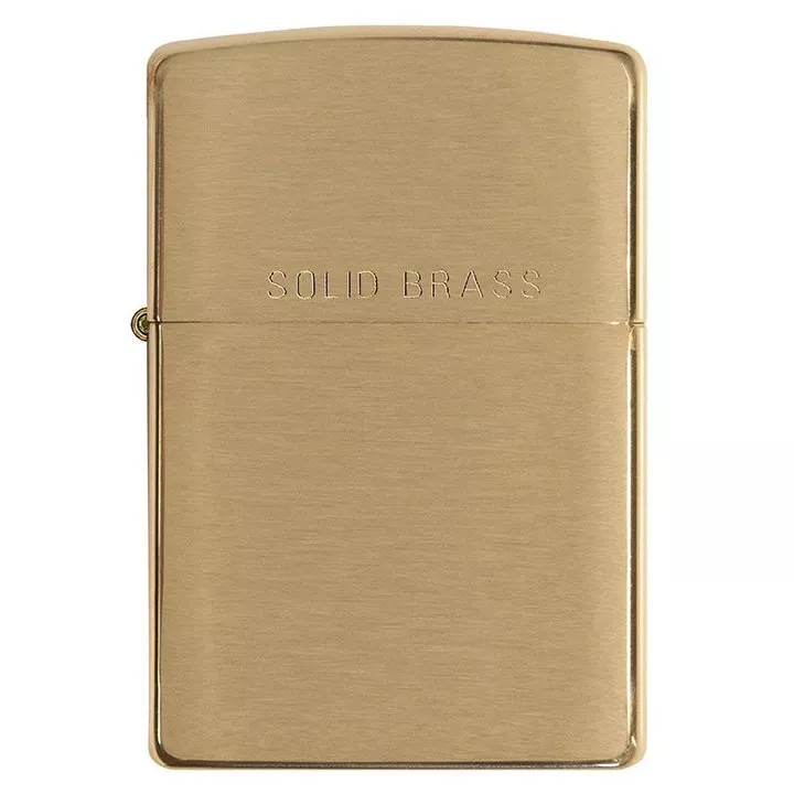 zippo-windproof-lighter-brushed-brass-finish-classic-case Zippo Windproof Lighter Brushed Brass Finish Classic Case