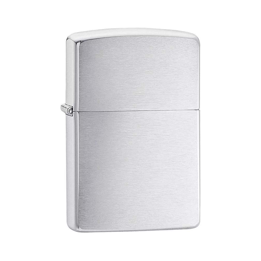 zippo-windproof-lighter-brushed-chrome Zippo Windproof Lighter Brushed Chrome
