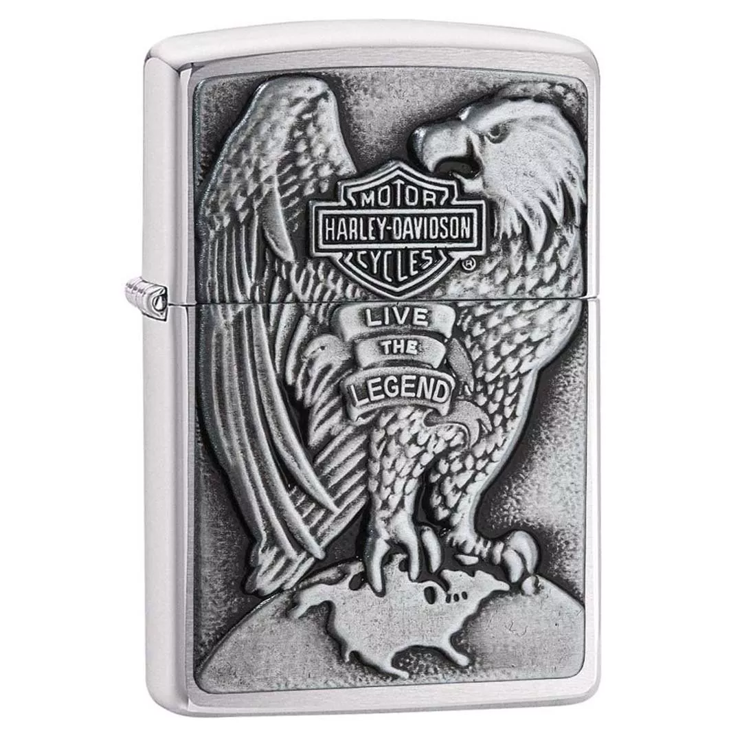zippo-windproof-lighter-harley-davidson-eagle-wings-live-legend Zippo Windproof Lighter Harley-Davidson Eagle Wings Live the Legend
