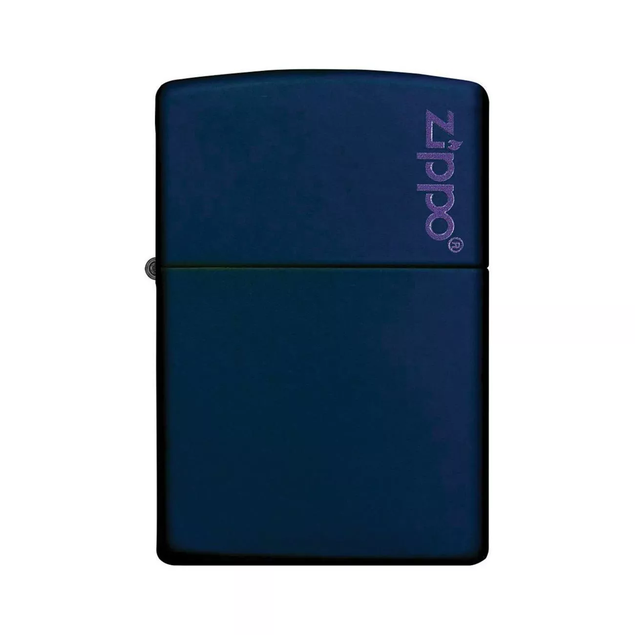 zippo-windproof-lighter-navy-matte-w-zippo-logo Zippo Windproof Lighter Navy Matte w/Zippo Logo