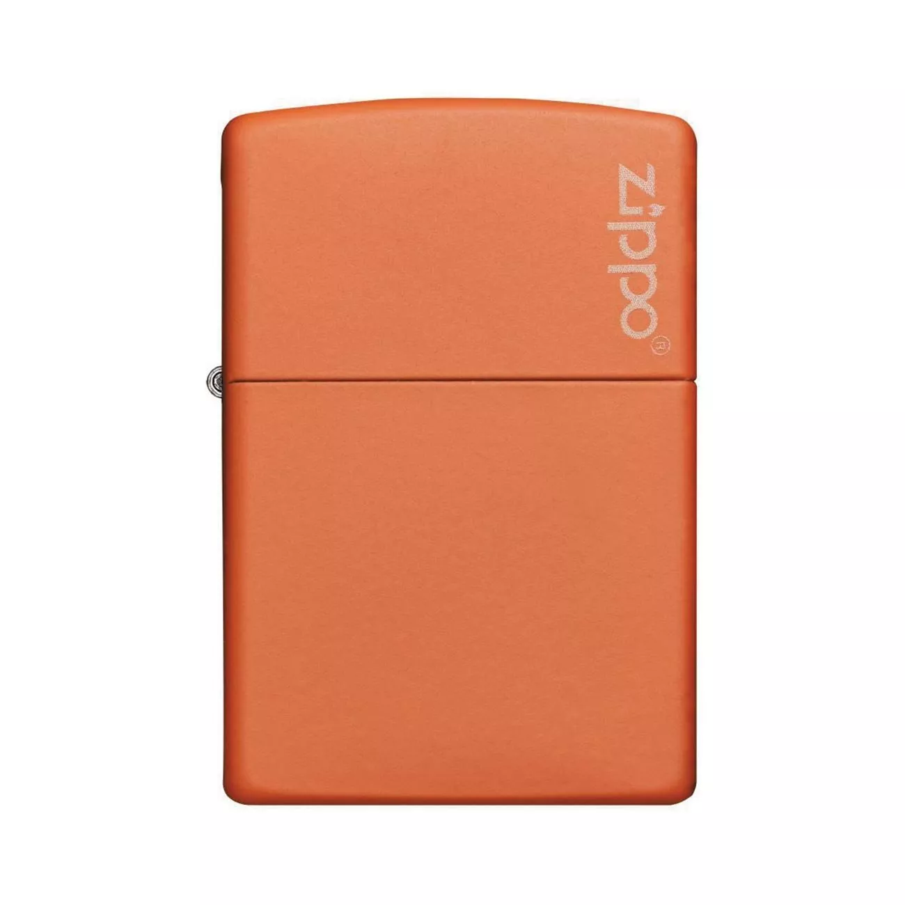 zippo-windproof-lighter-orange-matte-w-zippo-logo Zippo Windproof Lighter Orange Matte w/Zippo Logo
