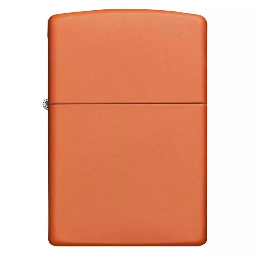 zippo-windproof-lighter-orange-matte Zippo Windproof Lighter Orange Matte