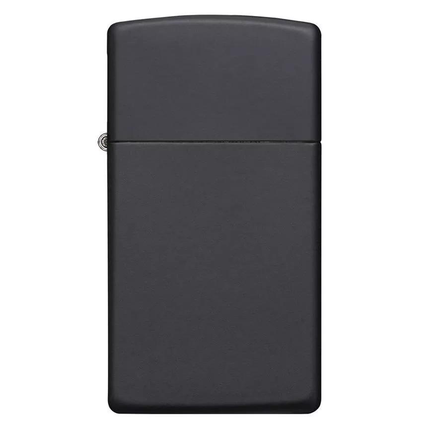 zippo-windproof-lighter-slim-black-matte Zippo Windproof Lighter Slim Black Matte